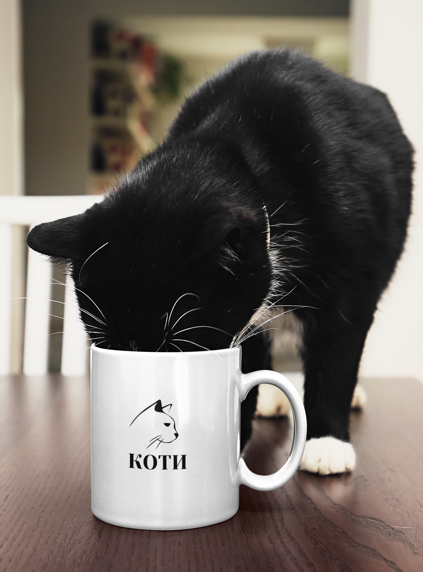 Чаша “Коти” - с черната котка